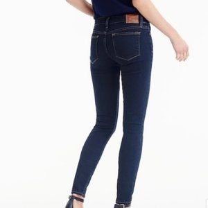 J Crew Toothpick Dark blue Jeans with Stretch Size 31